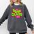 Class Of 2021 Senior Fresh 90's TV Style Grad For Graduation Comfort Colors Sweatshirt Pepper
