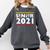 Class Of 2021 Senior Year 90's TV Style Graduation For Grad Comfort Colors Sweatshirt Pepper