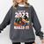 Class Of 2022 Monster Truck Graduation Cap Retro Sunset Boy Comfort Colors Sweatshirt Pepper