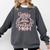 Class Of 2024 Senior Football Graduation Mom Comfort Colors Sweatshirt Pepper