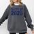 Class Of 2025 Grow With Me Future Graduation Year Comfort Colors Sweatshirt Pepper