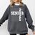 Class Of 2025 Senior 2025 Back To School 2025 Graduation 25 Comfort Colors Sweatshirt Pepper