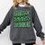 Class Of 2025 Senior Green Student Graduation Comfort Colors Sweatshirt Pepper