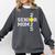 Class Of 2025 Softball Mom Senior Graduation Graduate Women Comfort Colors Sweatshirt Pepper