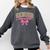 Class Of 2026 Pink Coquette Bow Senior Graduation Comfort Colors Sweatshirt Pepper