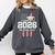 Class Of 2026 Senior Graduation American Flag Senior 2026 Comfort Colors Sweatshirt Pepper