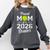 Class Of 2026 Tennis Mom Senior Graduation Graduate Comfort Colors Sweatshirt Pepper