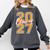 Class Of 2027 Graduation Varsity Orange On The Back Premium Tri-Blend Comfort Colors Sweatshirt Pepper