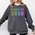Class Of 2028 High School Graduation Date Graduate T Shirt Comfort Colors Sweatshirt Pepper