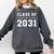 Class Of 2031 Future Kindergarten Graduation Sign Shirt Comfort Colors Sweatshirt Pepper