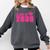 Class Of 2038 Pink Girls Growing Up School Memory Graduation Comfort Colors Sweatshirt Pepper