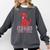 Clifford The Big Red Dog Pink Text With Bow Illustrated Book Comfort Colors Sweatshirt Pepper