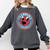 Clifford The Big Red Dog Round Distressed Logo Kids Books Comfort Colors Sweatshirt Pepper