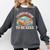 I Closed My Book To Be Here Reading Retro Bookworm Men Women Comfort Colors Sweatshirt Pepper