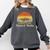 Coffee Beans & Books Retro Bookworm Librarian Comfort Colors Sweatshirt Pepper