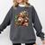 Coffee And Book Reading Accessories For Book Lovers Gnome Comfort Colors Sweatshirt Pepper