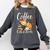 Coffee Cats And Books Lover For Women & Men Coffee Comfort Colors Sweatshirt Pepper