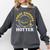 College Masters Degree Graduation Three Degrees Hotter Comfort Colors Sweatshirt Pepper
