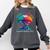 Color Our World Summer Reading 2025 Tree Book Lover Camping Comfort Colors Sweatshirt Pepper