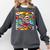 Comic Book Pop Art Modern Fun Comfort Colors Sweatshirt Pepper