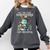 All The Cool Dinosaurs Are Reading Book Reader T-Rex Kawaii Comfort Colors Sweatshirt Pepper