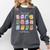 Cool Kids Read Books School Librarian Reading Teacher Comfort Colors Sweatshirt Pepper
