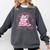 Coquette Aesthetic Bow Buy Me Books & Tell Me I'm Pretty Comfort Colors Sweatshirt Pepper
