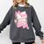 Coquette Reading Book Lover Pink Bow Bookish Mom & Daughter Comfort Colors Sweatshirt Pepper Coquette Reading Book Lover Pink Bow Bookish Mom & Daughter Comfort Colors Sweatshirt Pepper