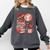 Coquette Teacher School Supplies Bows Books Globe Apple Cute Comfort Colors Sweatshirt Pepper
