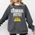 Criminal Justice Degree Graduation Senior Celebration Grad Comfort Colors Sweatshirt Pepper