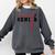 Cross Country Senior Night XC Senior 2026 Graduation 90 Comfort Colors Sweatshirt Pepper