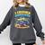 I Crushed Kindergarten Monster Truck Graduation Boys Kids Comfort Colors Sweatshirt Pepper