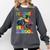 I Crushed Pre-K Monster Truck Graduation Preschool Grad 2025 Comfort Colors Sweatshirt Pepper