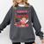 Cupid's Favorite Math Teacher Valentine Reading Book Women Comfort Colors Sweatshirt Pepper