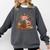 Cute Axolotl Reading Books Cozy Bookworm Comfort Colors Sweatshirt Pepper
