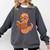Cute Bookworm Worm Reading Book Glasses Nerdy Comfort Colors Sweatshirt Pepper