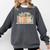 Cute Cat Sleeping On Books Comfort Colors Sweatshirt Pepper