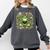 Cute Floral Frog Book Reading Comfort Colors Sweatshirt Pepper Cute Floral Frog Book Reading Comfort Colors Sweatshirt Pepper