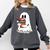 Cute Ghost Holding Books Bookish Christmas Comfort Colors Sweatshirt Pepper