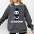 Cute Graduation Panda Class 2018 Comfort Colors Sweatshirt Pepper