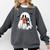 Cute Halloween Ghost Reading Book Comfort Colors Sweatshirt Pepper
