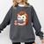 Cute Hedgehog Book Lover Readers Animal Reading Comfort Colors Sweatshirt Pepper