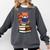 Cute Kawaii Kids Reading Books Glasses Red Panda Lover Comfort Colors Sweatshirt Pepper