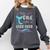 Cute Mermaid Librarian Teacher Dive Into A Good Book Reading Comfort Colors Sweatshirt Pepper