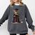 Cute Mouse Reading Book Graduation Comfort Colors Sweatshirt Pepper