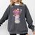 Cute Octopus Bookworm Fun Reading Tee For Book Lovers Comfort Colors Sweatshirt Pepper