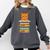 Cute Orange Tabby Cat Reading On Pile Of Books Comfort Colors Sweatshirt Pepper