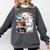 Cute Polar Bear Is Reading a Book Reading Polar Bear Comfort Colors Sweatshirt Pepper