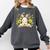 Cute Rabbit And Book Women Girls Reading Book Rabbit Lover Comfort Colors Sweatshirt Pepper