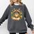Cute Raccoon Reading Book Flowers Floral Comfort Colors Sweatshirt Pepper